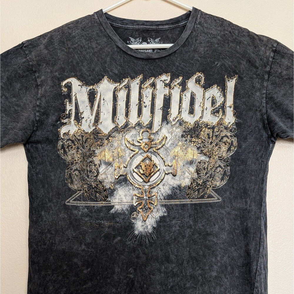 Milifidel Motorcycle XL T-Shirt Pay Homage To US Military Biker MMA Gold Foil